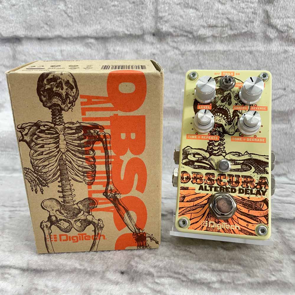 Used:  DigiTech Obscura Altered Delay Pedal