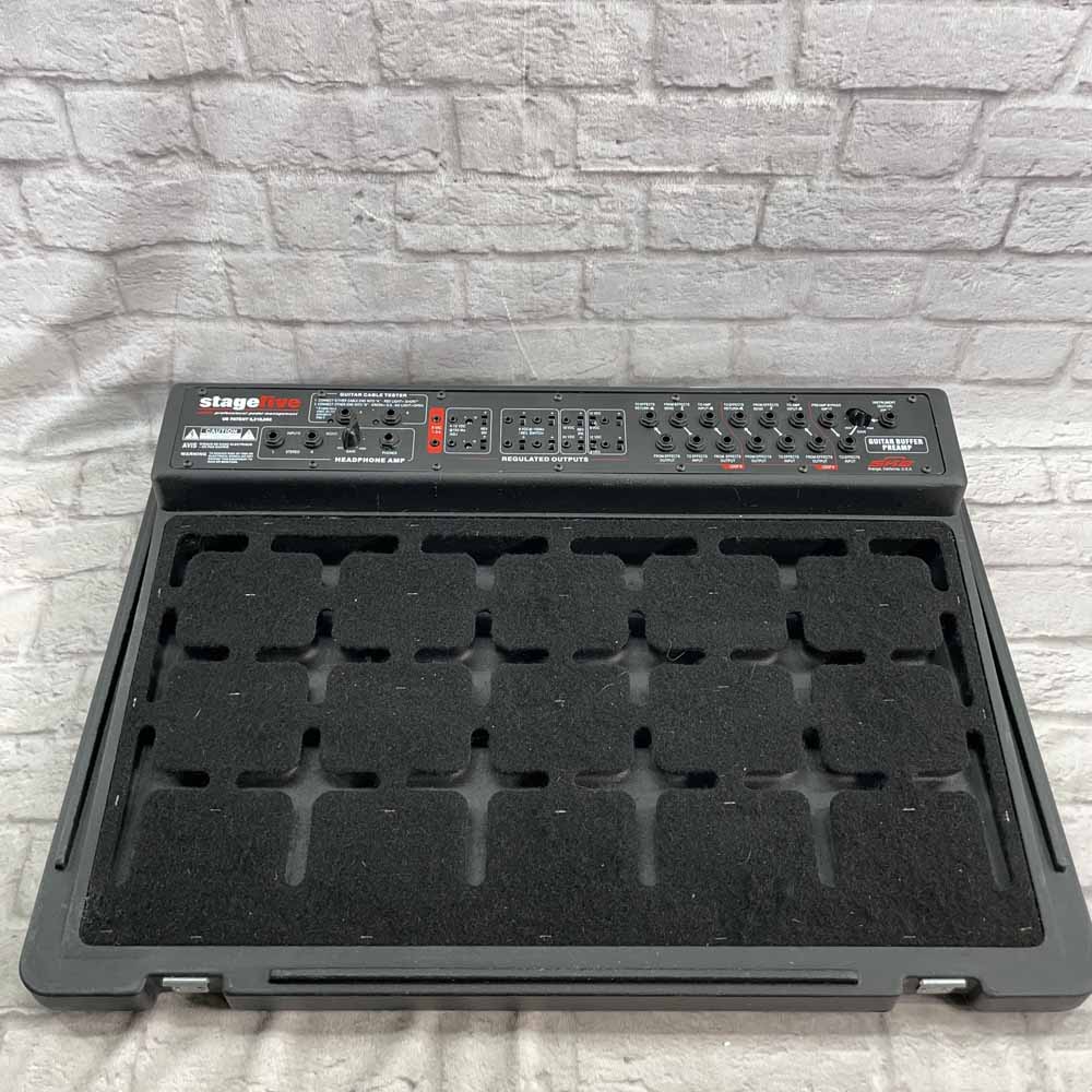 Used:  SKB Cases-STAGE-5 Pedalboard with Hard Case