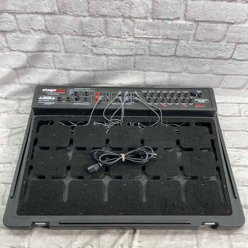 Used:  SKB Cases-STAGE-5 Pedalboard with Hard Case