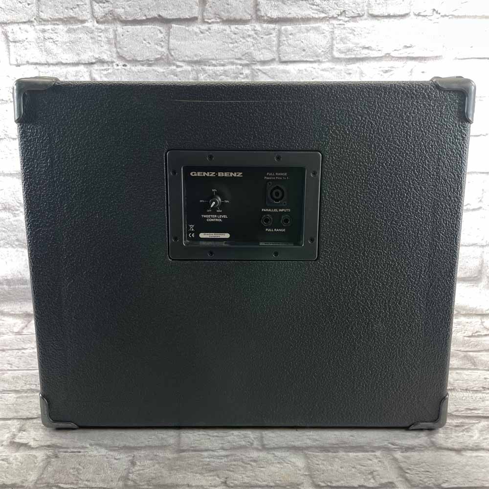 Used: Genz Benz NEX2-112T 300W 1x12 Bass Speaker Cabinet - Black