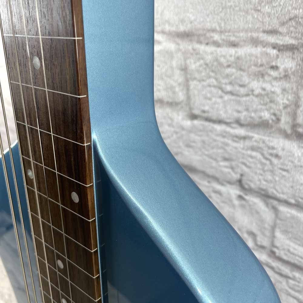 Used:  Electro Hawaiian Asher Lapsteel Guitar - Blue