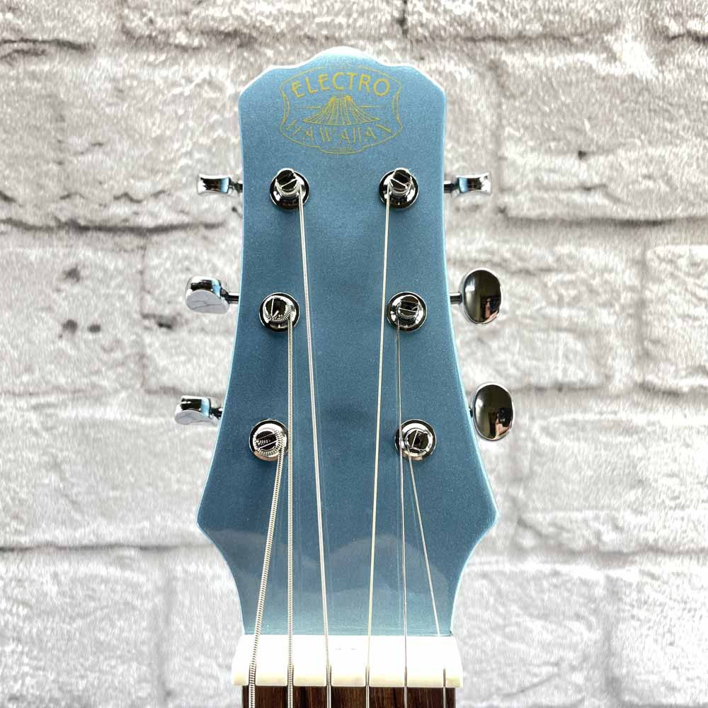 Used:  Electro Hawaiian Asher Lapsteel Guitar - Blue