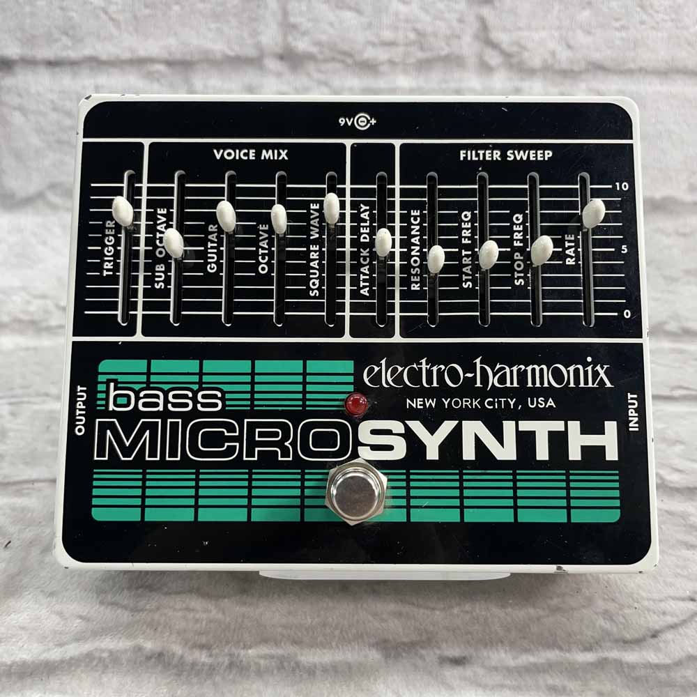 Used:  Electro-Harmonix Bass Micro Synth Pedal