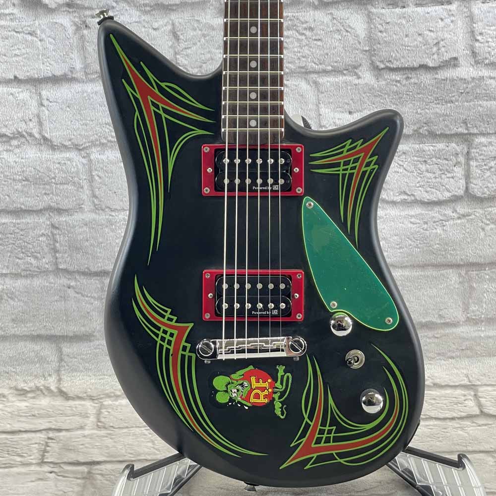 Used:   Lace Rat Fink Electric Guitar - Satin Black