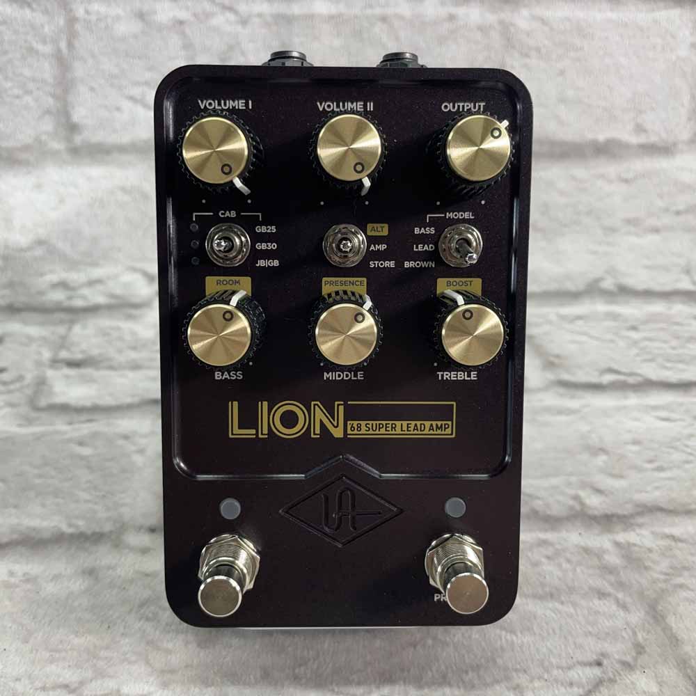 Used:  Universal Audio UAFX LION ‘68 Marshall Super Lead Amp Pedal