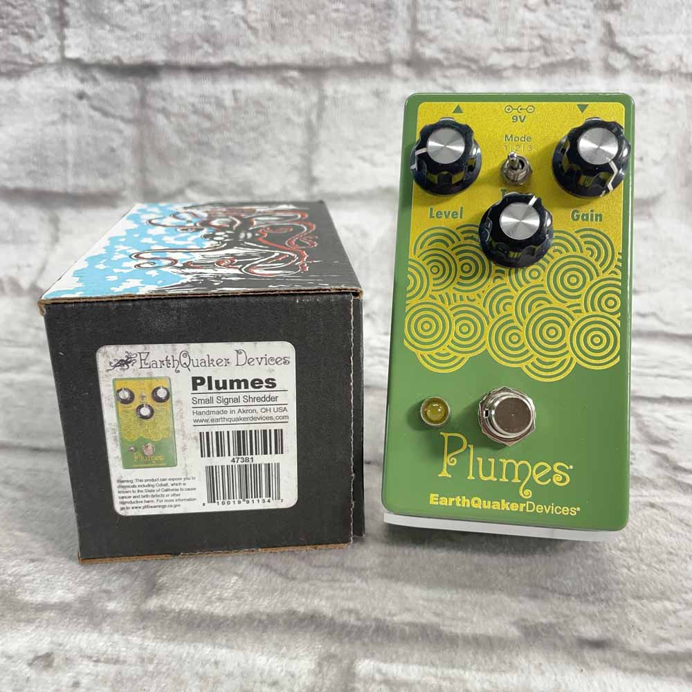 Used:  EarthQuaker Devices Plumes Small Signal Shredder