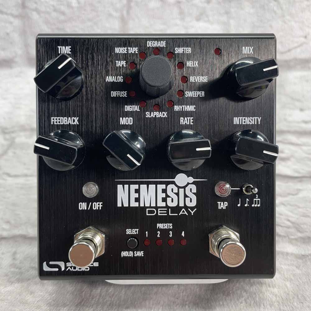 Used:  Source Audio Nemesis Delay Pedal V1