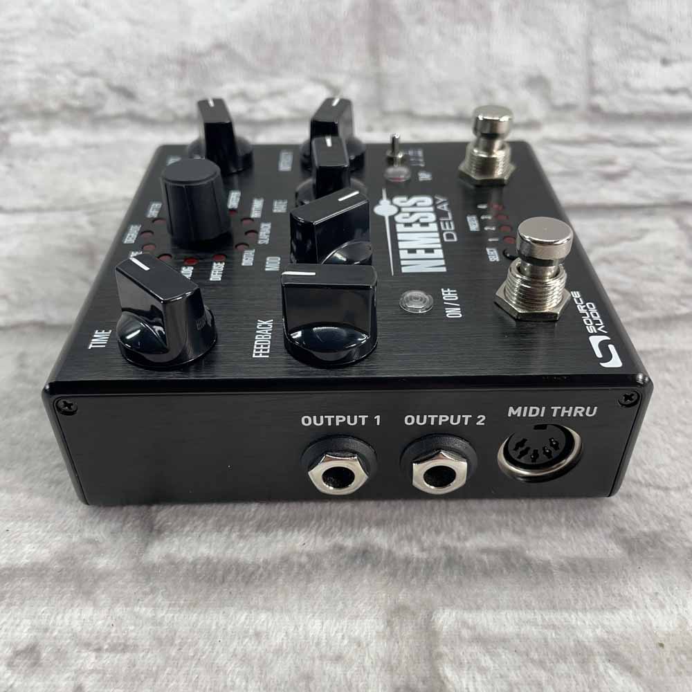 Used:  Source Audio Nemesis Delay Pedal V1