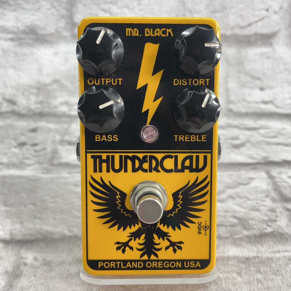 Used:  Mr. Black Thunderclaw Distortion Pedal