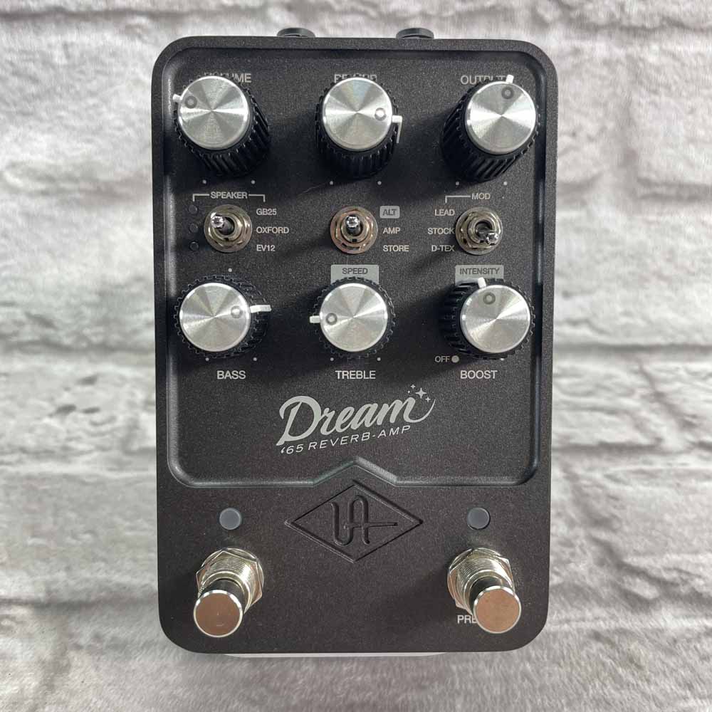 Used:  Universal Audio Dream ’65 Reverb Amplifier Pedal