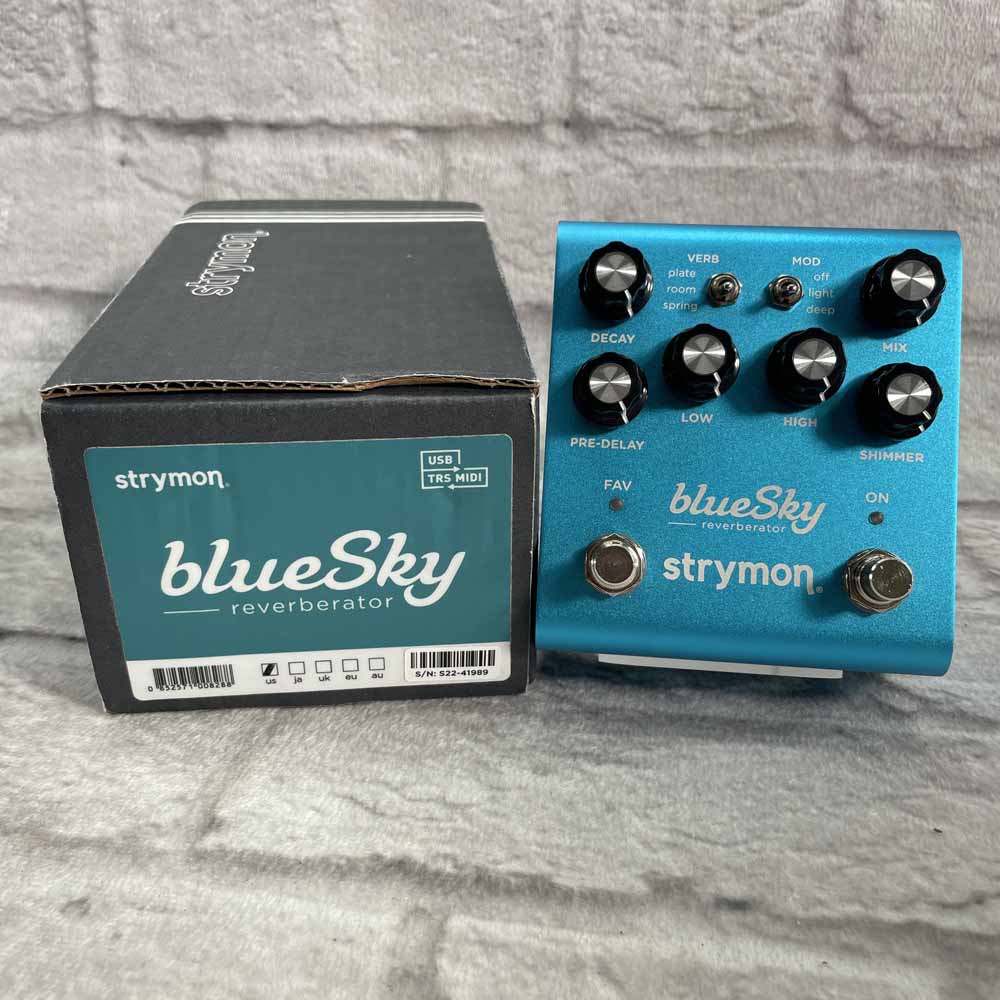 Used:  Strymon blueSky Reverberator Pedal V2