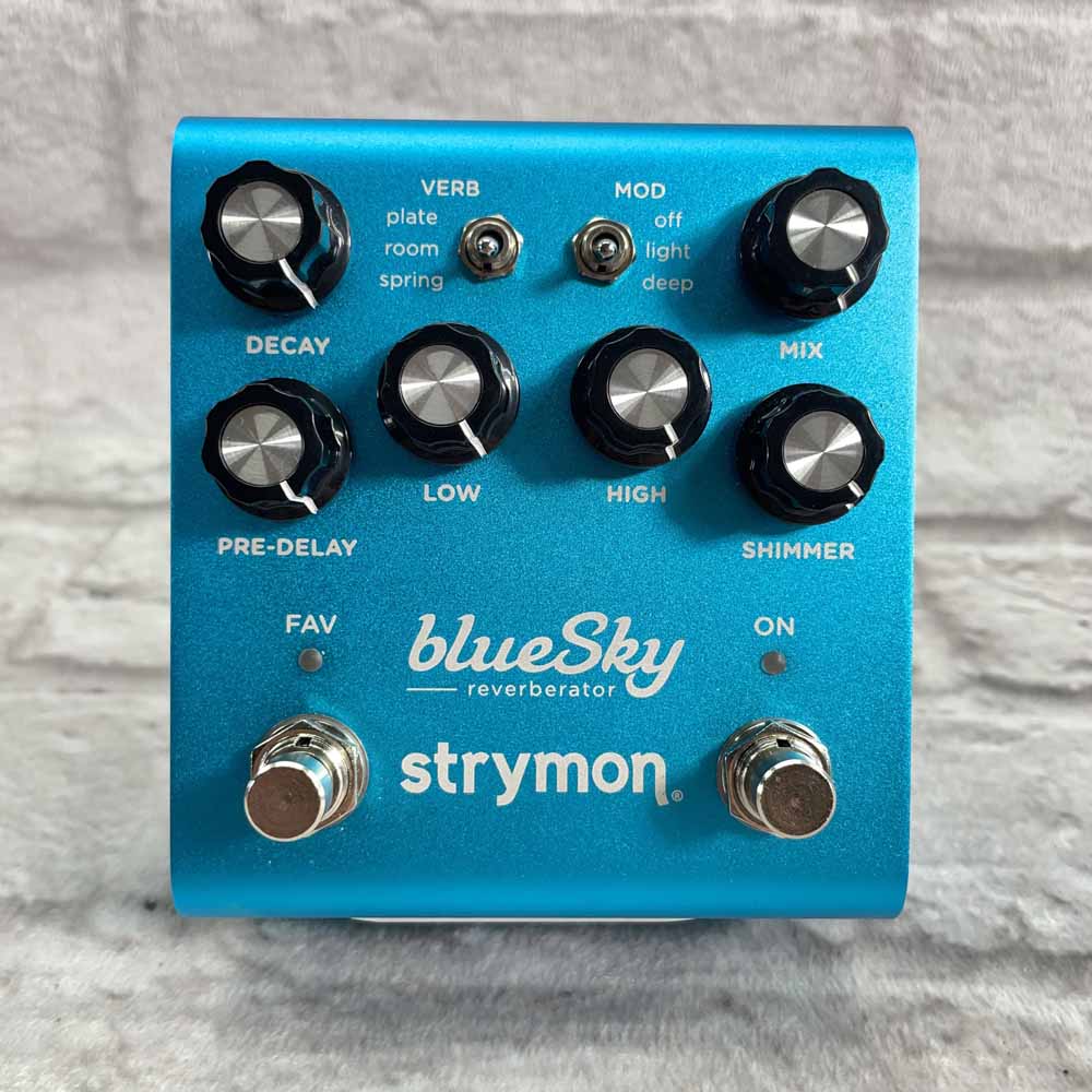 Used:  Strymon blueSky Reverberator Pedal V2