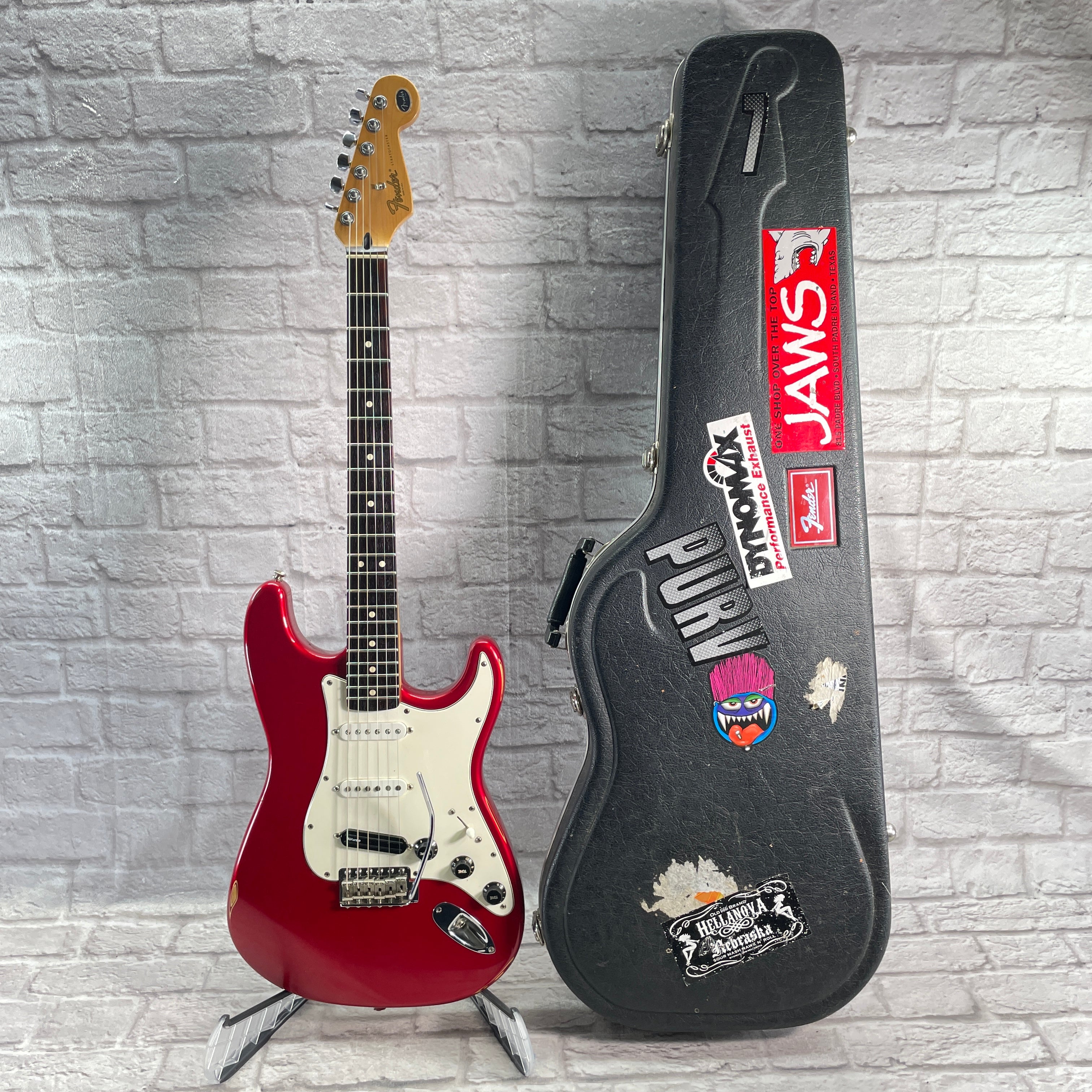 Used:  Fender California Stratocaster - Candy Apple Red