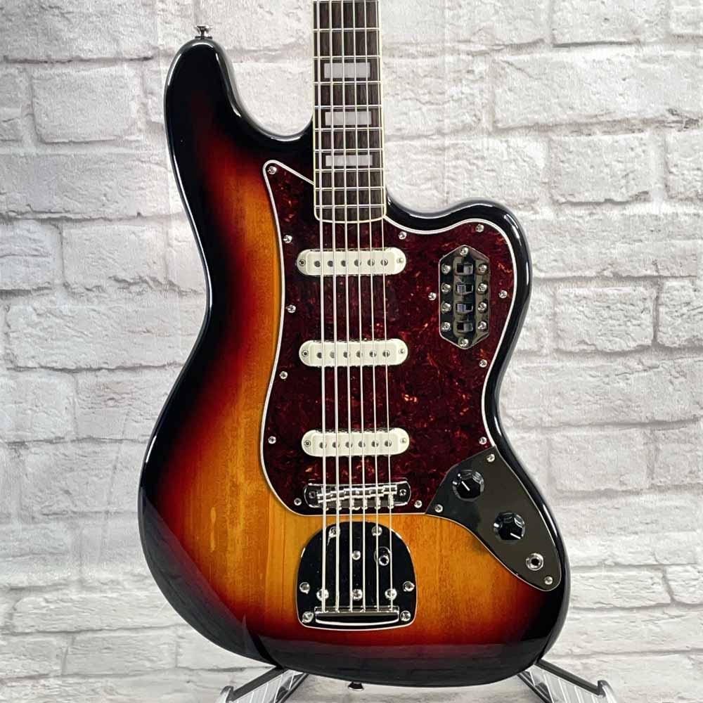 Used:  Squier Classic Vibe Bass VI Bass Guitar - Sunburst