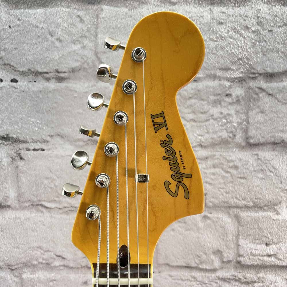 Used:  Squier Classic Vibe Bass VI Bass Guitar - Sunburst