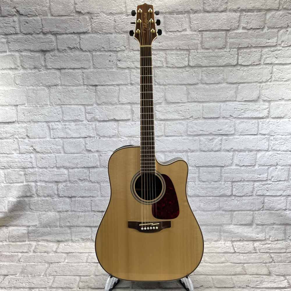 Used:  Takamine GD93CE-NAT Cutaway Dreadnought Acoustic/Electric Guitar - Natural