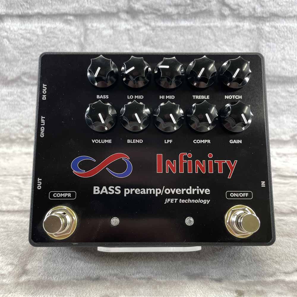Used:  Tritonlab Infinity Bass Preamp/Overdrive/Compressor DI JFET Technology