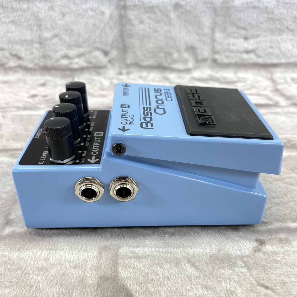 Used:  Boss CEB-3 Bass Chorus Pedal