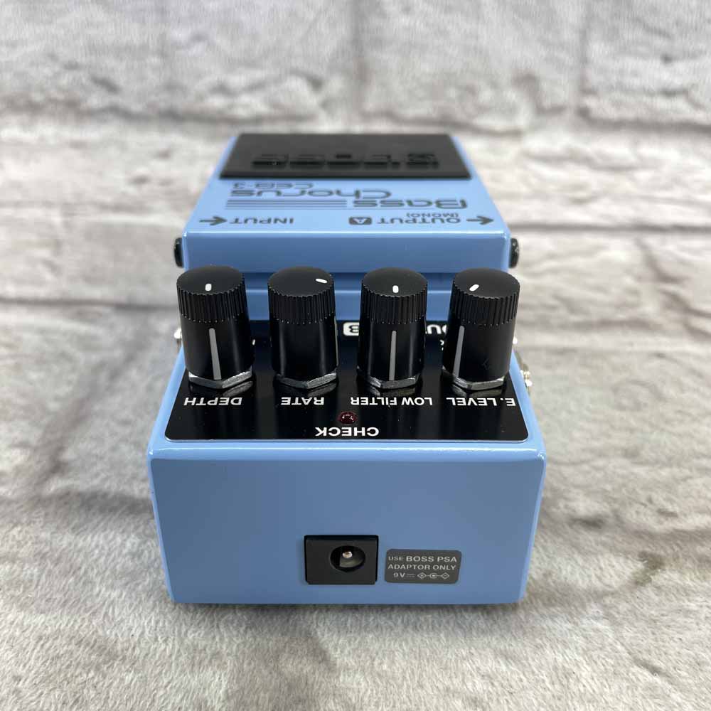 Used:  Boss CEB-3 Bass Chorus Pedal