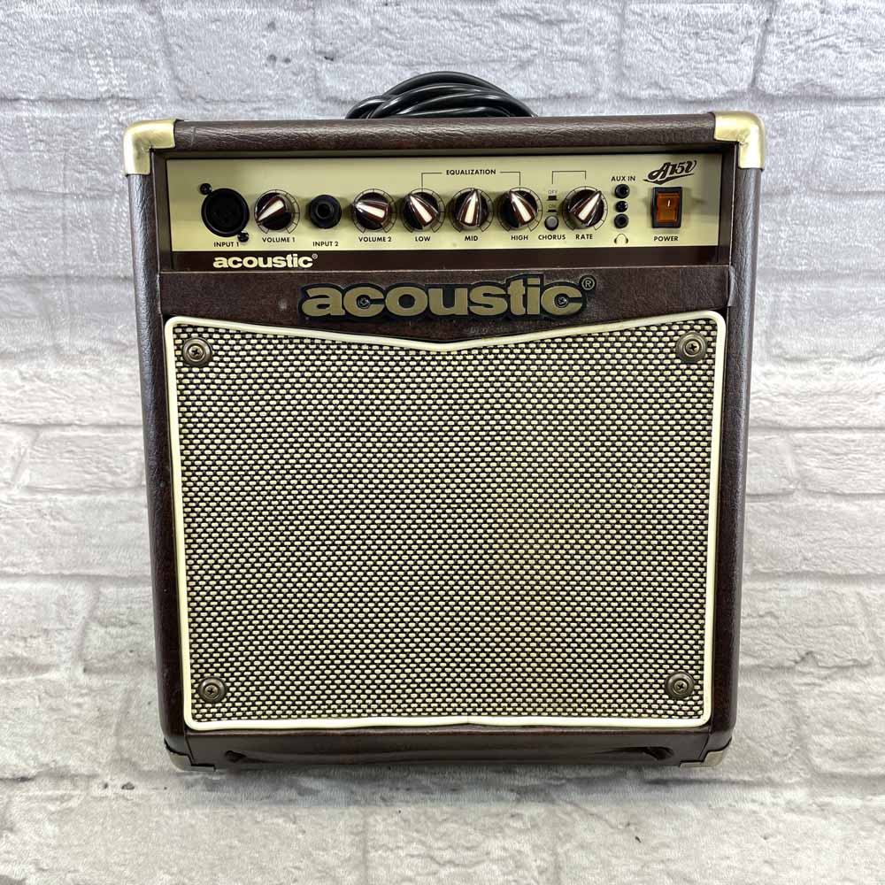 Used: Acoustic A15V Amplifier 15-watt, 1x6.5" Combo Amplifier