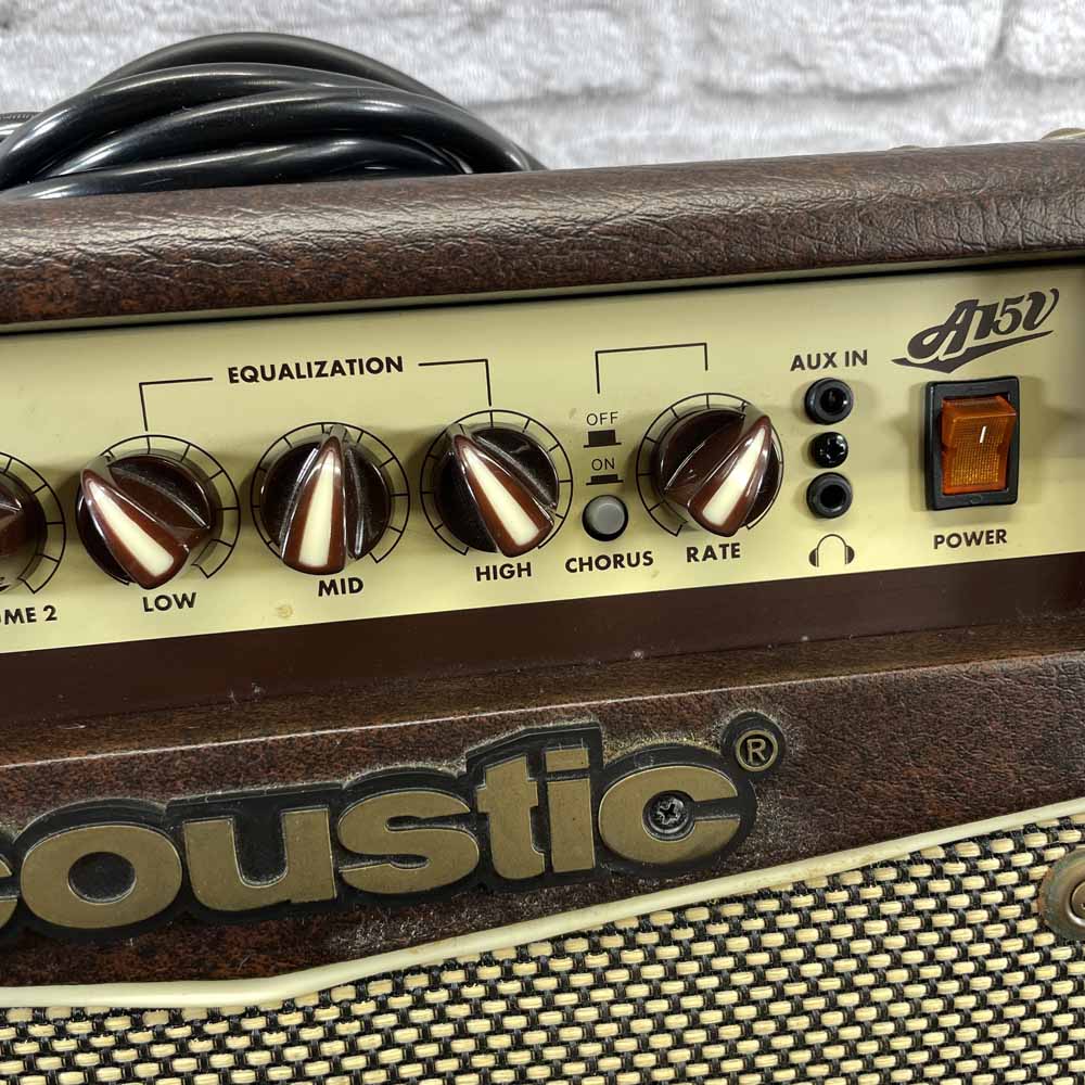 Used: Acoustic A15V Amplifier 15-watt, 1x6.5" Combo Amplifier
