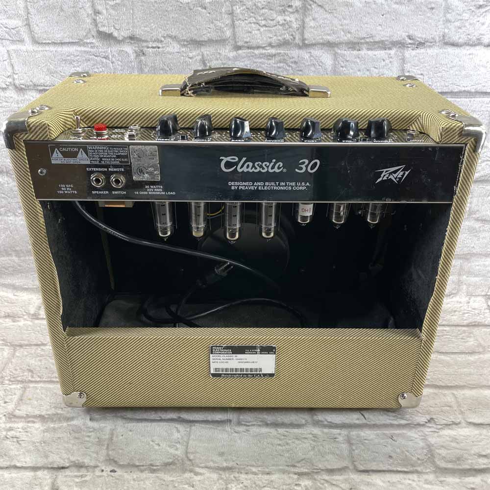 Used:  Peavey Classic 30 1x12 All-tube Combo Amplifier