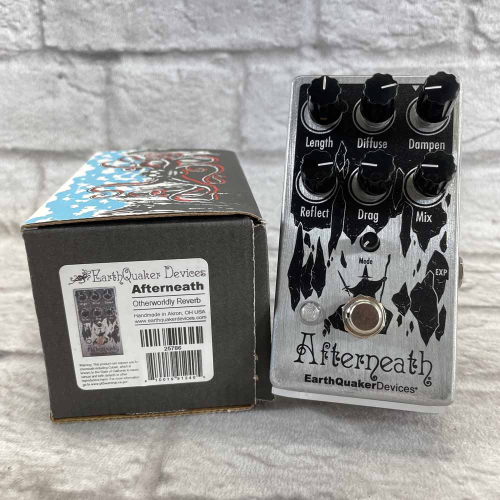 Used:  EarthQuaker Devices Afterneath Delay-Reverb Pedal