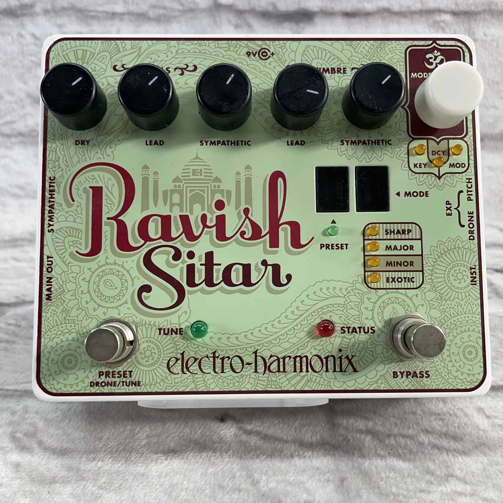 Used:  Electro-Harmonix Ravish Sitar Emulation Pedal