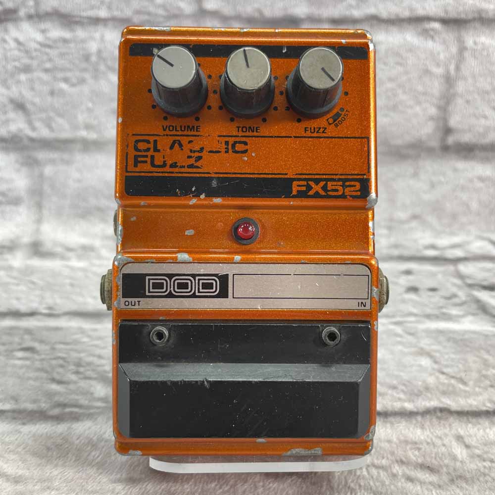 Used:  DOD FX52 Classic Fuzz Pedal