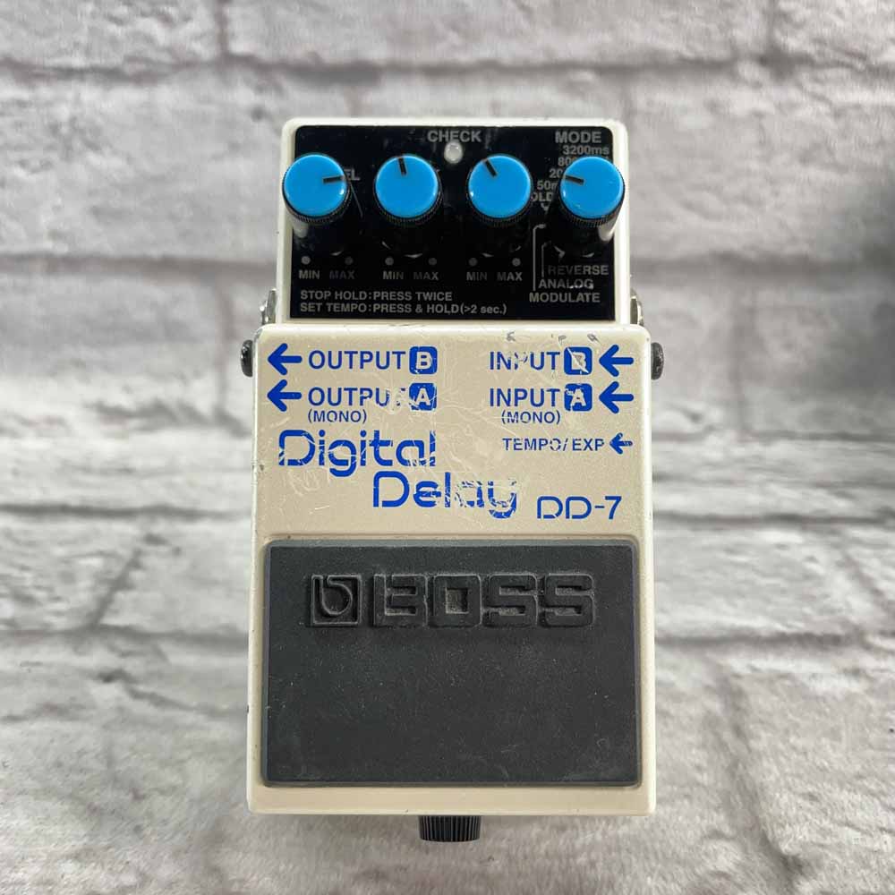 Used:  Boss DD-7 Digital Delay Pedal