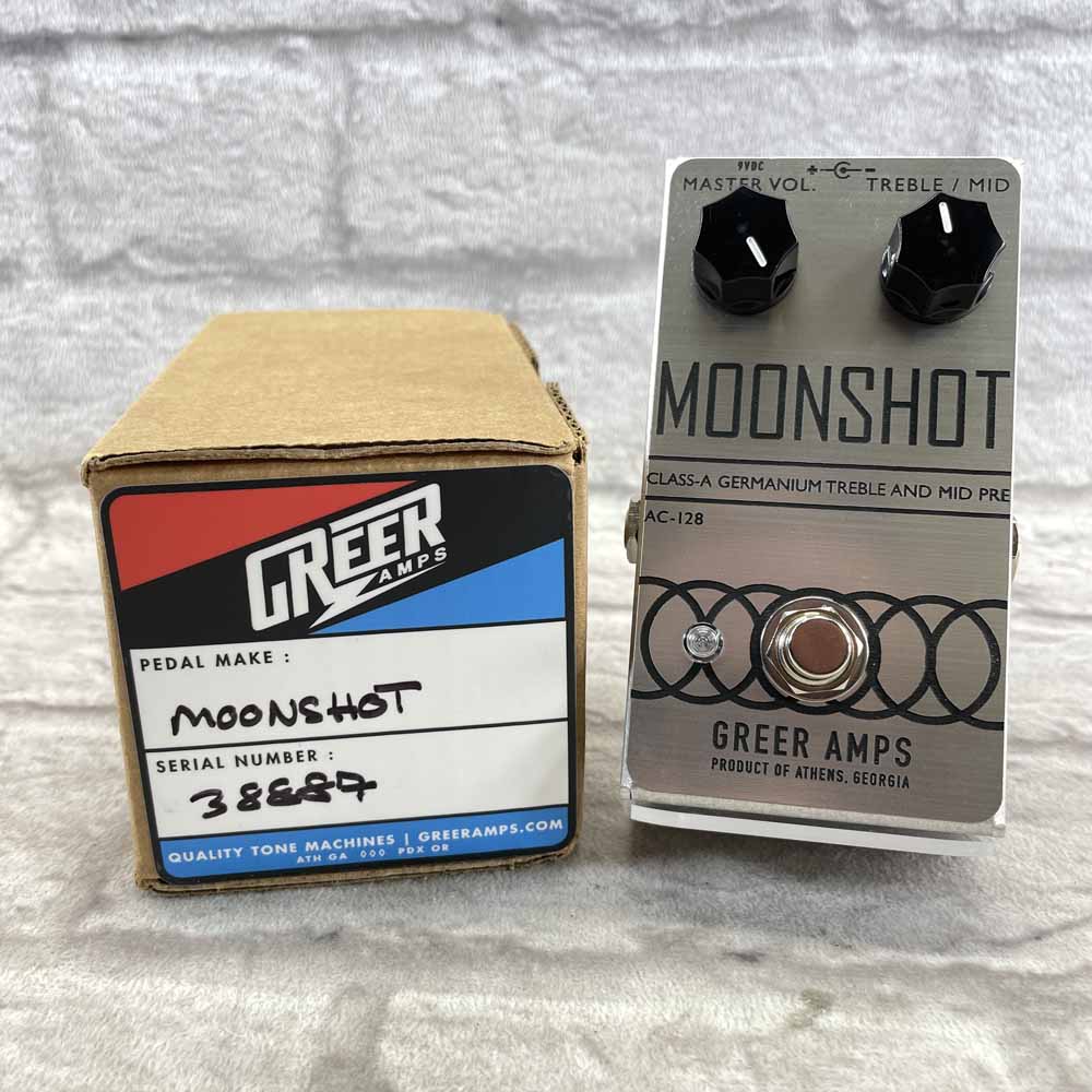 Used:  Greer Amps Moonshot Germanium Treble Booster