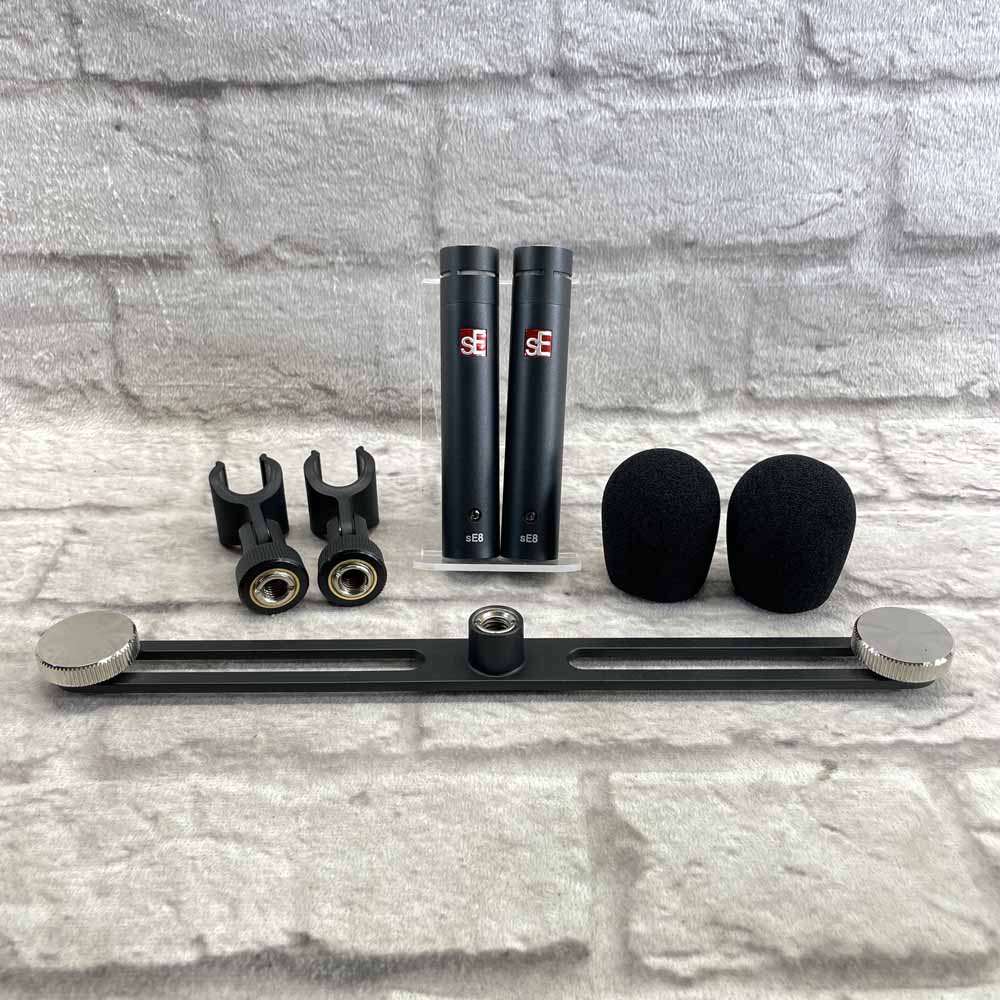 Used:  sE Electronics sE8 Matched Pair Small Diaphragm Cardioid Condenser Mic