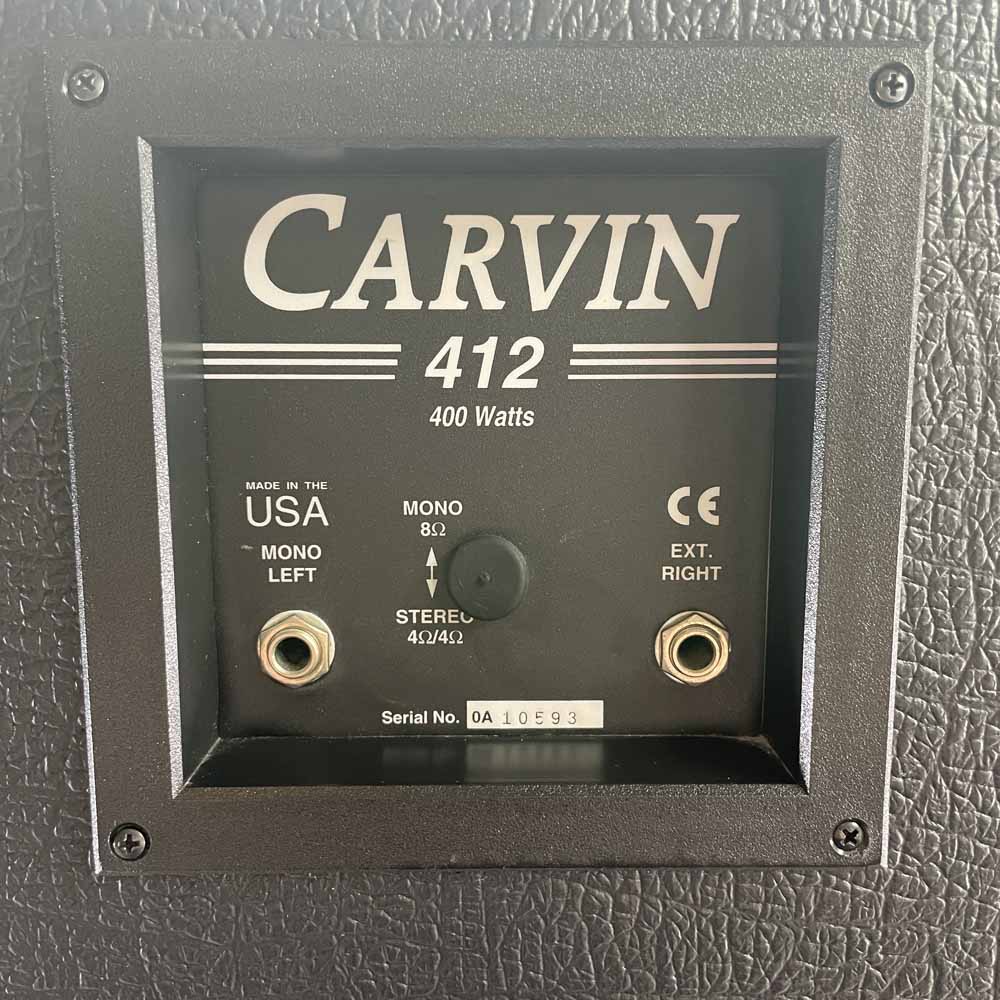 Used:  Carvin 412 Closed Back Speaker Cabinet