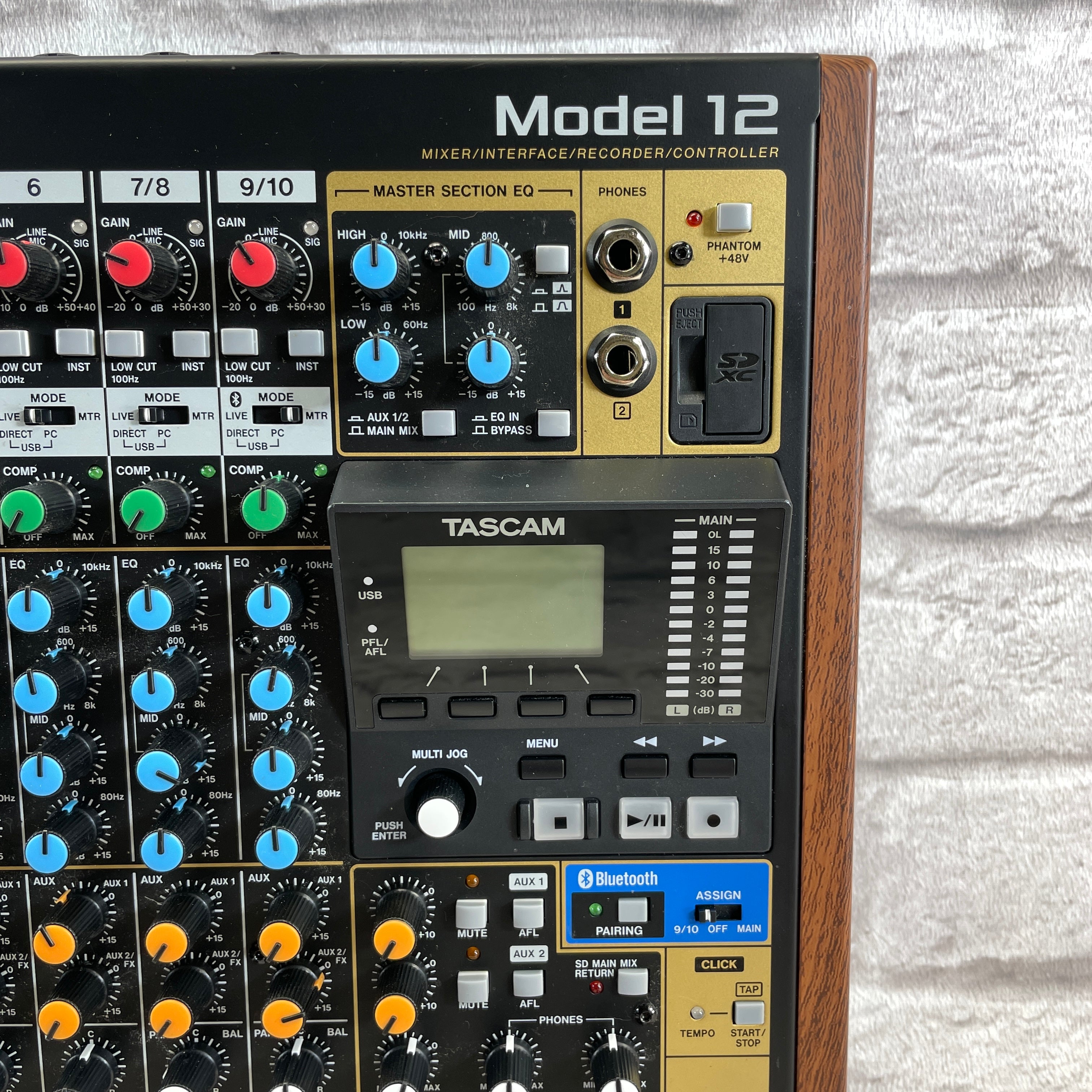 Used:  Tascam Model 12 Mixer