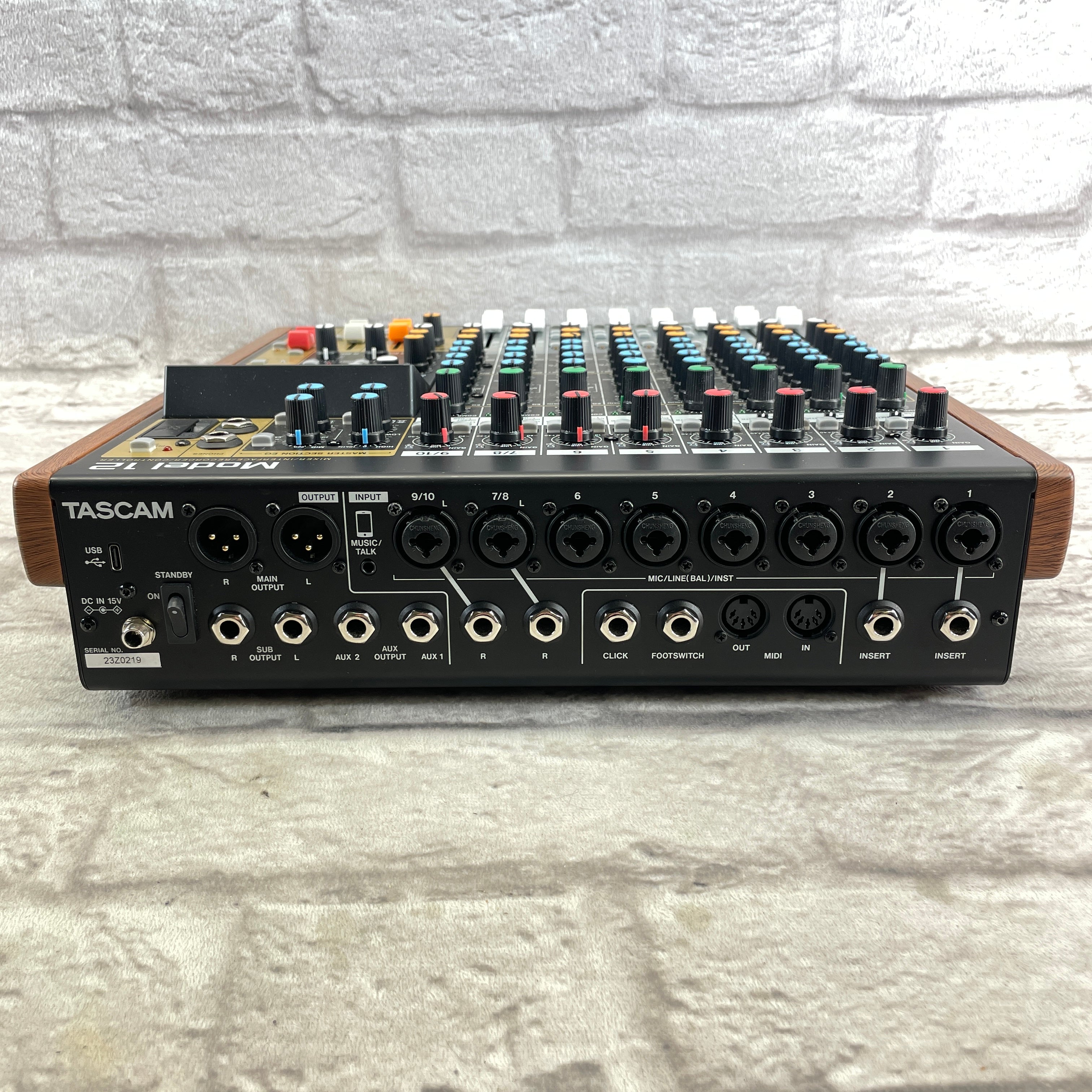 Used:  Tascam Model 12 Mixer