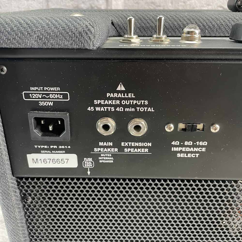 Used:  Fender Bassbreaker 45 Watt Amp Head