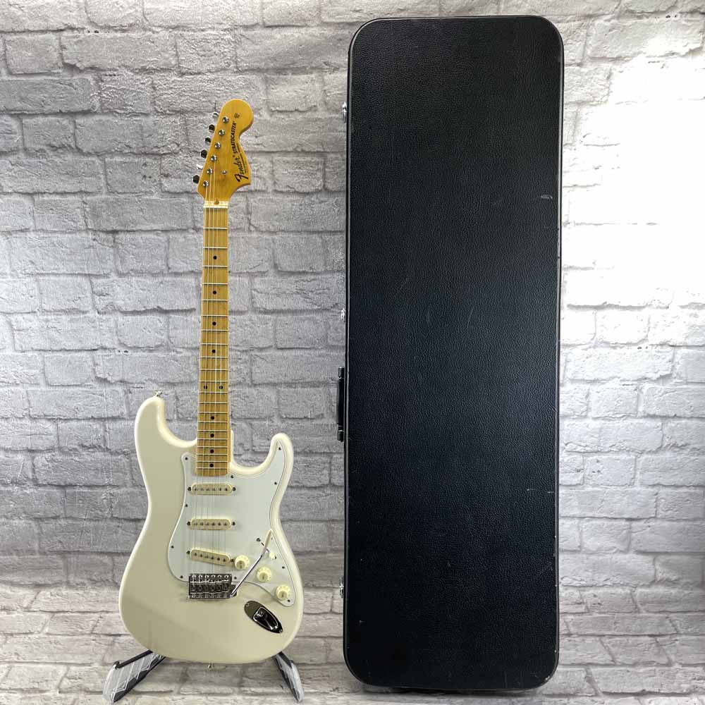 Used:  Fender JV Modified '60s Stratocaster Electric Guitar - Olympic White