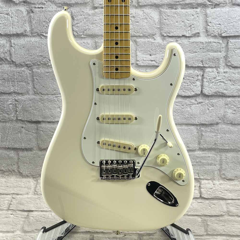 Used:  Fender JV Modified '60s Stratocaster Electric Guitar - Olympic White