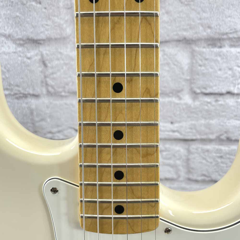 Used:  Fender JV Modified '60s Stratocaster Electric Guitar - Olympic White