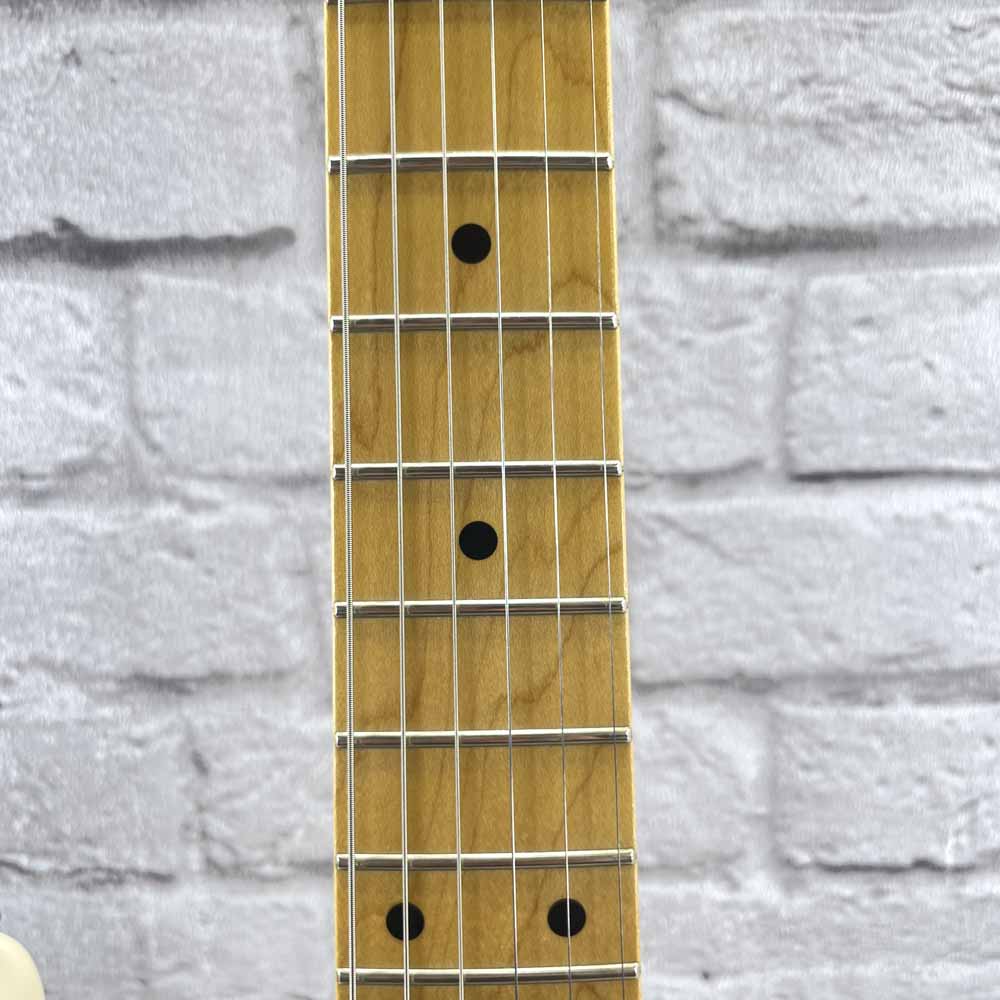 Used:  Fender JV Modified '60s Stratocaster Electric Guitar - Olympic White