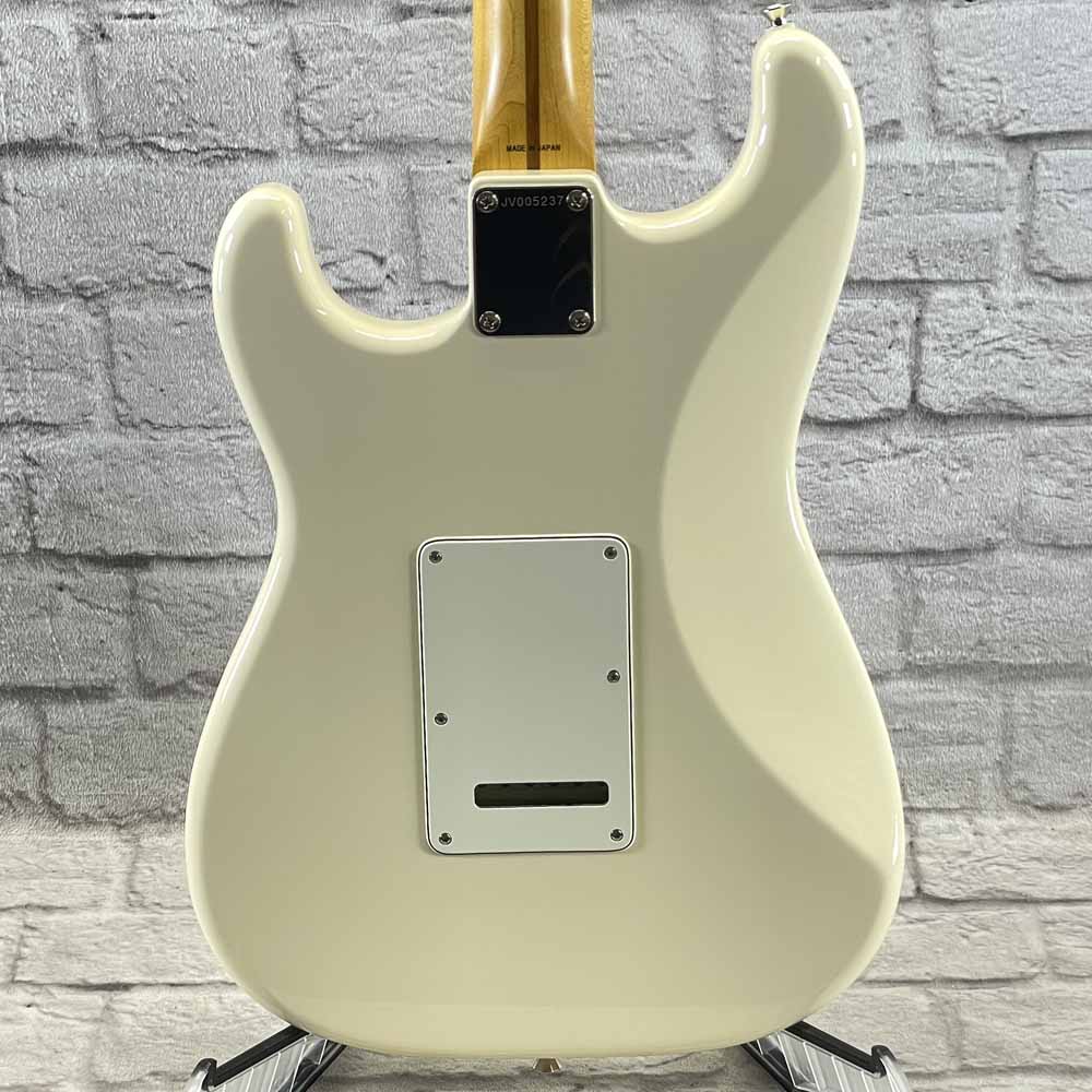 Used:  Fender JV Modified '60s Stratocaster Electric Guitar - Olympic White