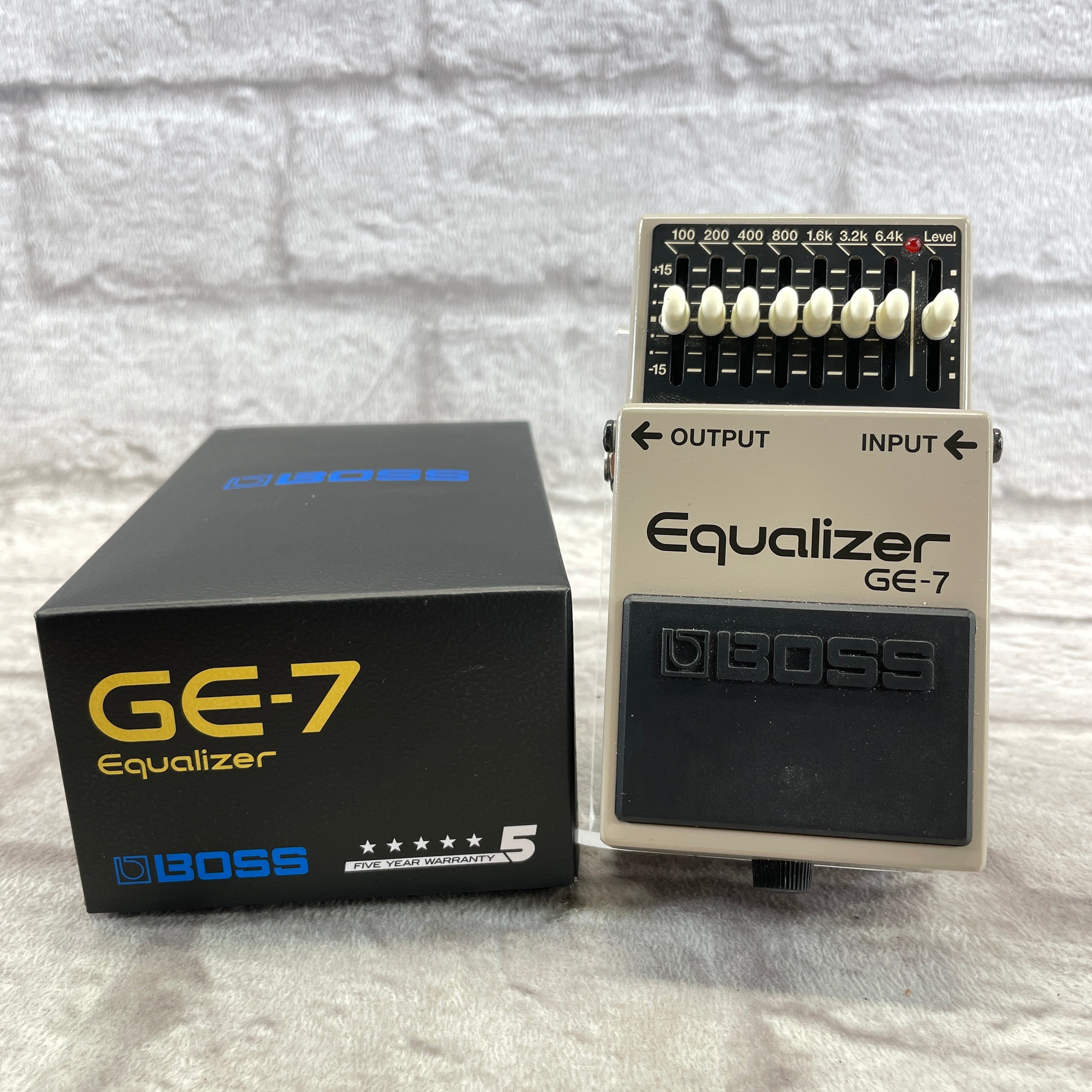 Used:  Boss GE-7 Graphic Equalizer Pedal