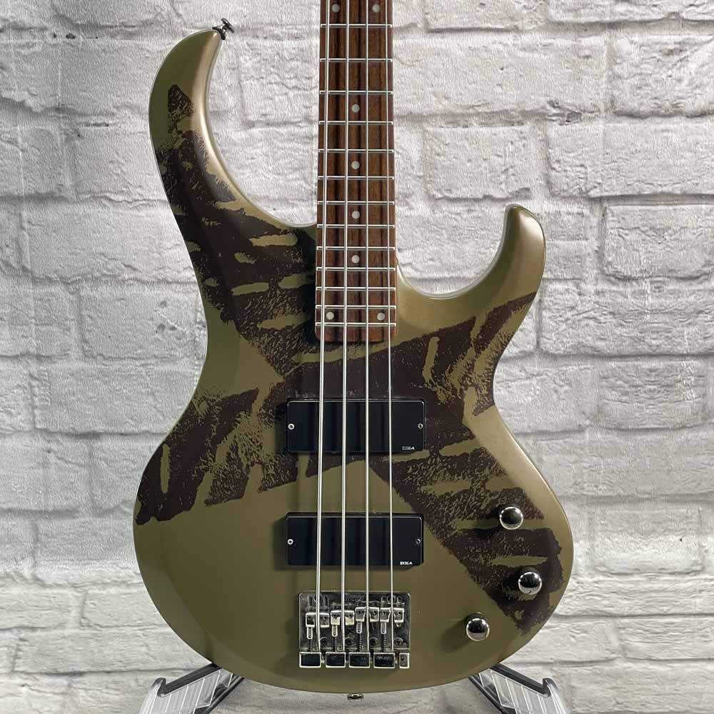 Used:  Ibanez BTB 07 LTD Edition Bass Guitar - Army Green