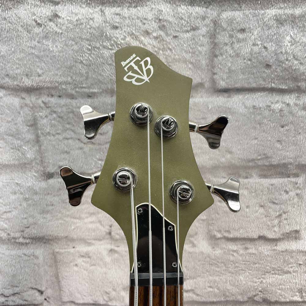 Used:  Ibanez BTB 07 LTD Edition Bass Guitar - Army Green