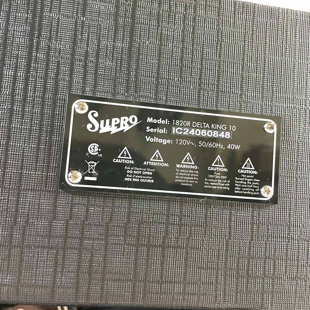 Used:  Supro Delta King 10 1x10 5-Watt Reverb Combo Amp