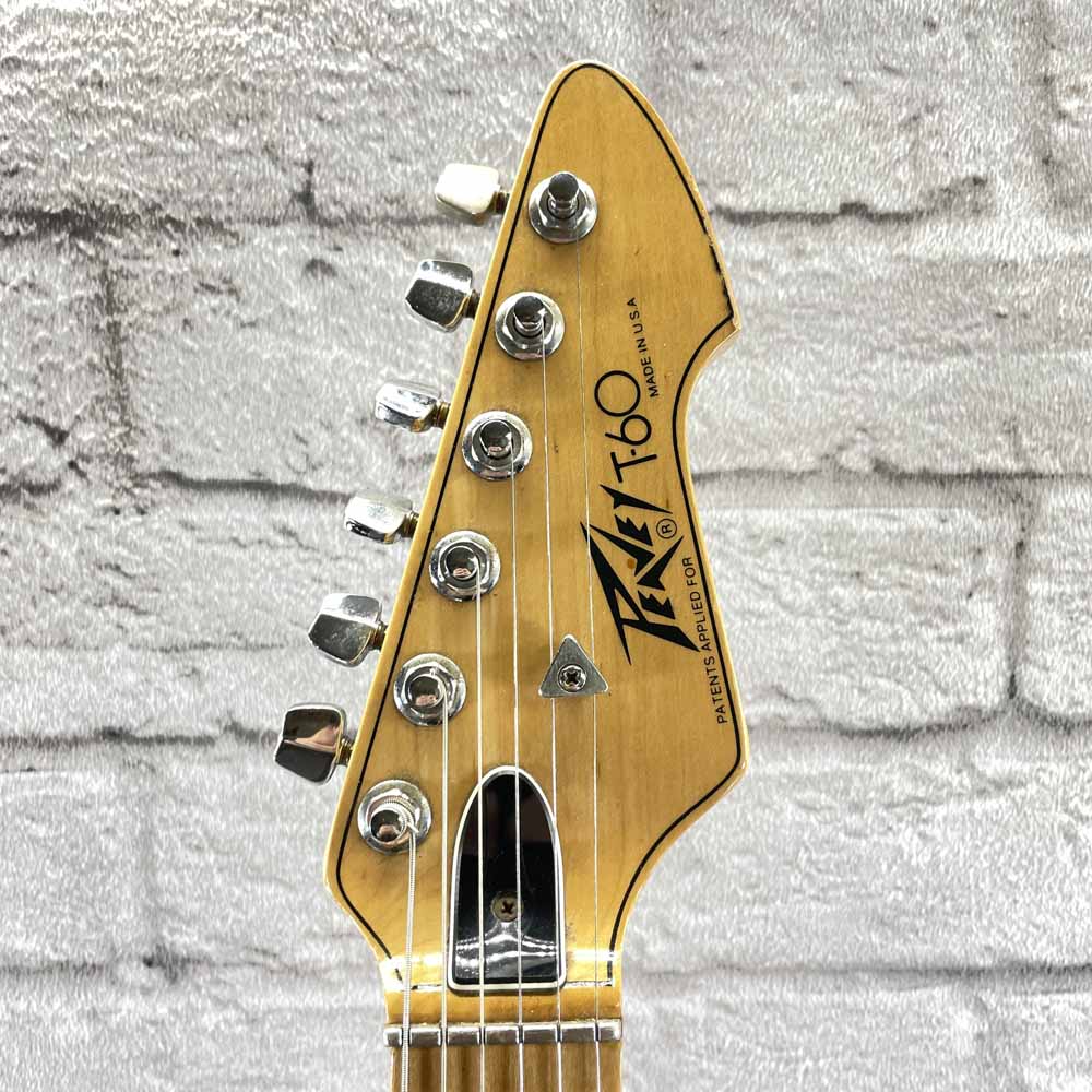 Used:  Peavey USA T60 Solid Body Electric Guitar - Natural