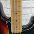 Used:  Fender Deluxe Active Precision Bass Guitar - 3 Tone Sunburst