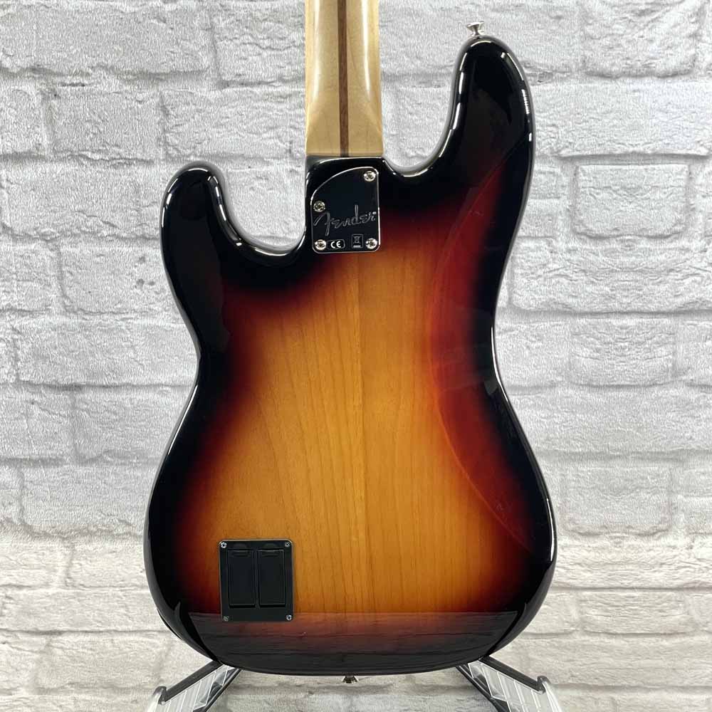 Used:  Fender Deluxe Active Precision Bass Guitar - 3 Tone Sunburst