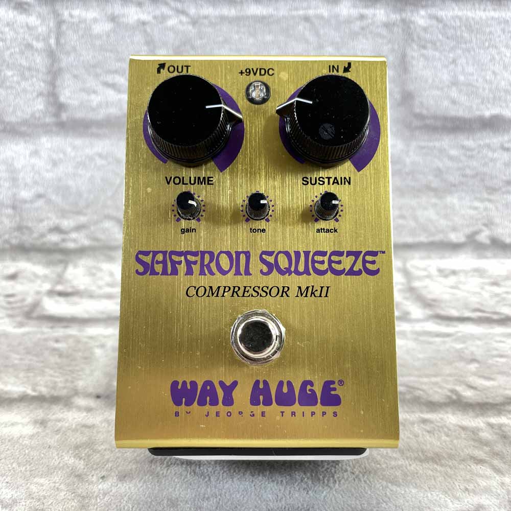 Used:  Way Huge Saffron Squeeze Compressor Pedal