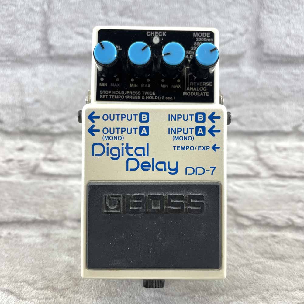 Used:  Boss DD-7 Digital Delay Pedal